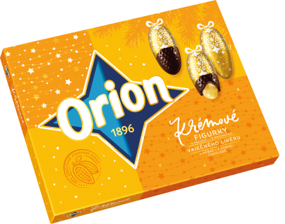 ORION Krémové figurky s příchutí vaječného likéru 333 g