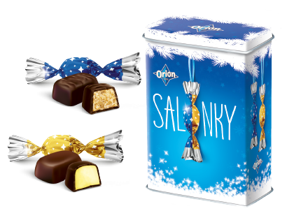 ORION Salonky Plechovka Mix 285 g