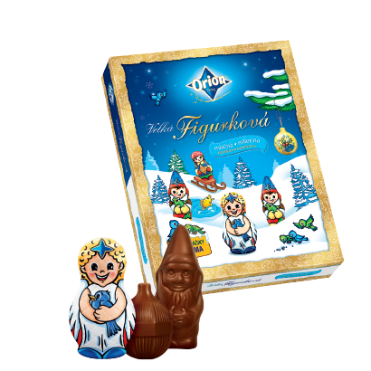 ORION Vánoční kolekce mléčná figurková 802 g